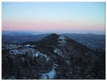 Rocky Peak Ridge at sunset, looking east