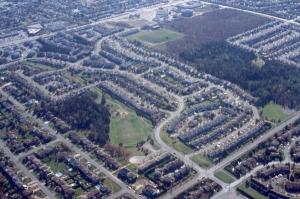Aerial view of my neighbourhood
