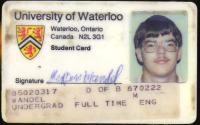 My student ID card