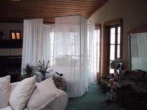 Southwest corner of the room being rented