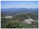 Looking north at Wright Peak, Mt. Jo, Whiteface Mtn, Pitchoff Mtn, Heart Lake